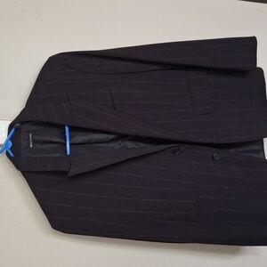 💥Classic Black Pinstripe Blazer by Brandini